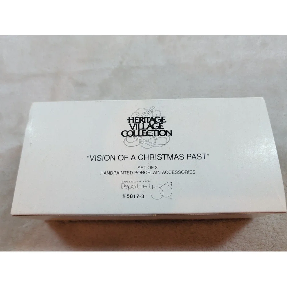 Dept‎ 56 Heritage Village Vision of a Christmas Past Porcelain Figures 5817-3